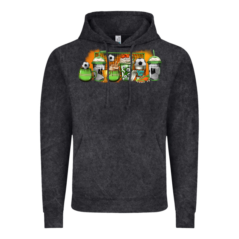 Soccer Coffee Cups Vintage Hoodie by Jasminsmagicworld | Teevron