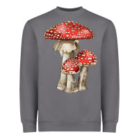 Storm Autumn Mushroom Illustrations Heavyweight Sweatshirt - LillyAllenDesigns