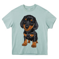 Arona dachshund puppy Heavy Core Tee - RanaPortraitStore