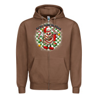 Chestnut boojee christmas cake with belt bag Zipper Hoodie - MaliasSmallBusiness