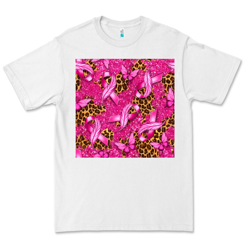 Breast Cancer With Ribbon And Butterfly Premium Tee by texasbilliewilder | Teevron