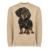 Mushroom dachshund Heavyweight Sweatshirt - BarkalooDesign