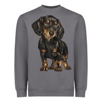 Storm dachshund Heavyweight Sweatshirt - BarkalooDesign