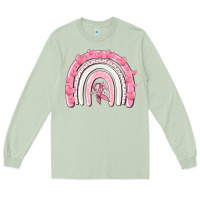Matcha breast cancer  rainbow Long Sleeve Tee - MaliasSmallBusiness