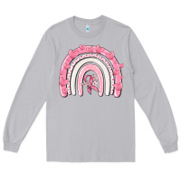 Moon Dust breast cancer  rainbow Long Sleeve Tee - MaliasSmallBusiness