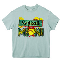 Arona softball mini with leopard Heavy Core Tee - Zillion Design Studio