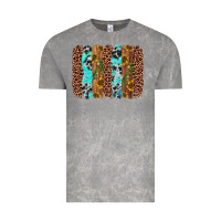 Cloud Rock sunflower cactus leopard brushstroke Vintage Tee - AdoDesignShop