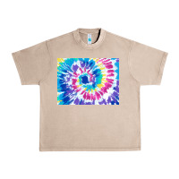 French Oak tie dye background colourful leopard 2 3200x2400 Urban Heavy Tee - AdoDesignShop