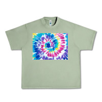 Oil Green tie dye background colourful leopard 2 3200x2400 Urban Heavy Tee - AdoDesignShop