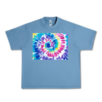 Pebble Blue tie dye background colourful leopard 2 3200x2400 Urban Heavy Tee - AdoDesignShop