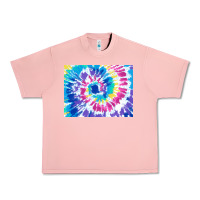 Salmon tie dye background colourful leopard 2 3200x2400 Urban Heavy Tee - AdoDesignShop