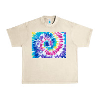 Sandshell tie dye background colourful leopard 2 3200x2400 Urban Heavy Tee - AdoDesignShop