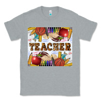 Heather Grey Western Teacher Classic Tee - LillyAllenDesigns