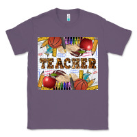 Lavender Western Teacher Classic Tee - LillyAllenDesigns