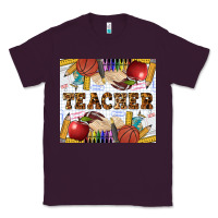 Plum Western Teacher Classic Tee - LillyAllenDesigns