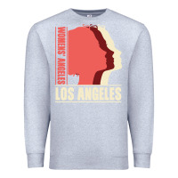 Heather Grey Women's Angeles Los Angeles Premium Sweatshirt - Bettercallsaul