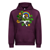 Mauve Wine Texas map St. Patrick's Urban Hoodie - CowGirlArtShop