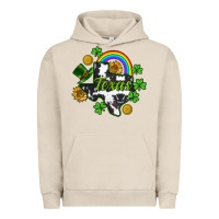 Pigment French Oak Texas map St. Patrick's Urban Hoodie - CowGirlArtShop