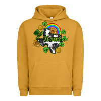 Pigment Peanut Butter Texas map St. Patrick's Urban Hoodie - CowGirlArtShop