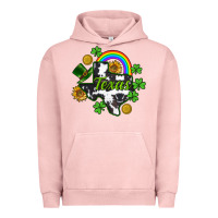 Pigment Salmon Texas map St. Patrick's Urban Hoodie - CowGirlArtShop