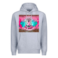 Heather Grey refuse to sink anchor cancer Premium Hoodie - NancyCooperArtShop