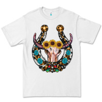 White western horseshoe skull Premium Tee - RanaPortraitStore