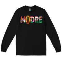 Black mexican flag our lady of guadalupe madre Long Sleeve Tee - JahusDesignShop