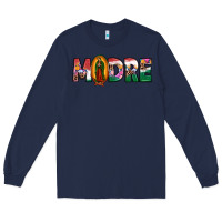 Navy mexican flag our lady of guadalupe madre Long Sleeve Tee - JahusDesignShop