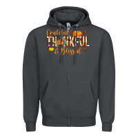 Smoke grateful thankful and blessed Zipper Hoodie - MaliasSmallBusiness