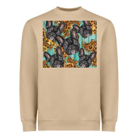 Mushroom french bulldog Heavyweight Sweatshirt - BarkalooDesign