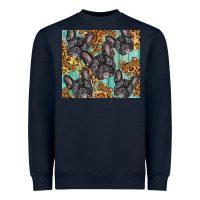 Navy french bulldog Heavyweight Sweatshirt - BarkalooDesign