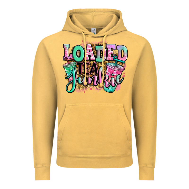 Loaded Tea Junkie Vintage Hoodie by Jasminsmagicworld | Teevron
