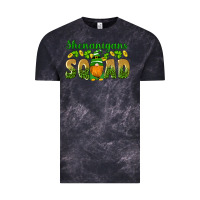Cloud Black shenanigans squad gnomes shamrock gold leopard glitter Vintage Tee - Artiststas