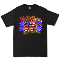 Black est. 1776 4th of july Premium Tee - Zillion Design Studio