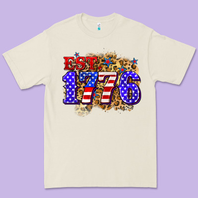 Est. 1776 4th Of July Premium Tee Designed By Zillion Design Studio