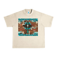 Gemstone And Cross With Cowhide Urban Heavy Tee | Teevron