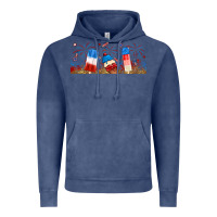 Vintage Denim fourth of july popsicle Vintage Hoodie - RanaPortraitStore