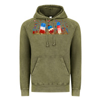 Vintage Olive fourth of july popsicle Vintage Hoodie - RanaPortraitStore