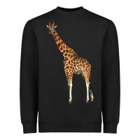 Black giraffe Heavyweight Sweatshirt - LillyAllenDesigns