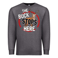 Charcoal Heather The Bucks Stops Here Premium Sweatshirt - Bettercallsaul