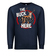 Navy The Bucks Stops Here Premium Sweatshirt - Bettercallsaul
