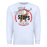 White The Bucks Stops Here Premium Sweatshirt - Bettercallsaul