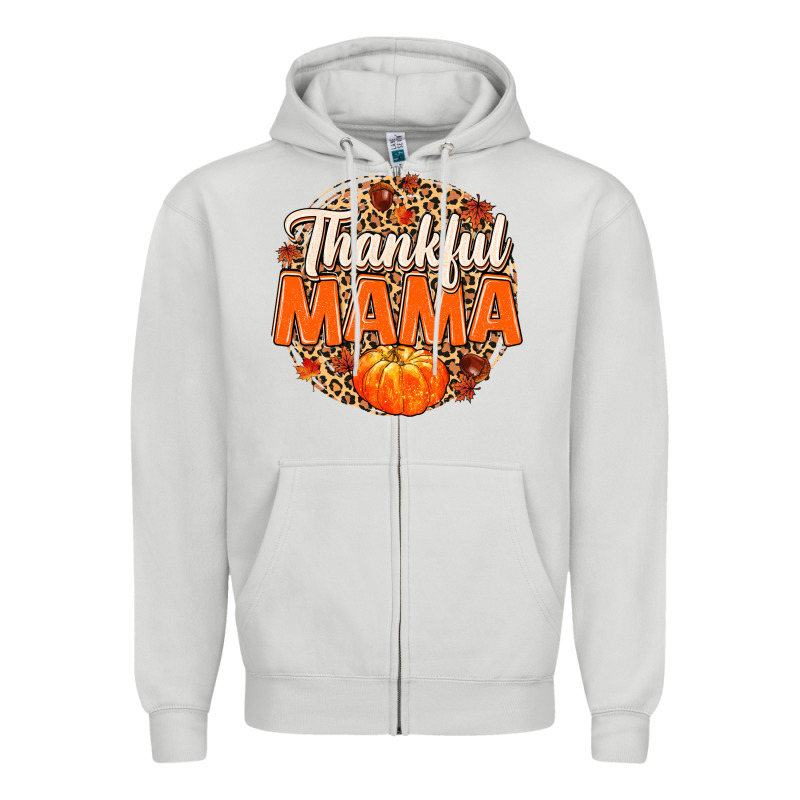Thankful Mama Zipper Hoodie by MaliasSmallBusiness | Teevron