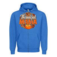 True Royal Thankful Mama Zipper Hoodie - MaliasSmallBusiness