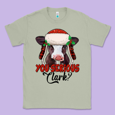 You Serious Clark Baby Cow Classic Tee Designed By Jasminsmagicworld