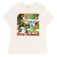 Bone ready to crush pre school Ladies Tee - texasbilliewilder
