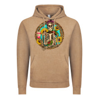 Vintage Coffee western skeleton coffee sunflowers Vintage Hoodie - Artiststas