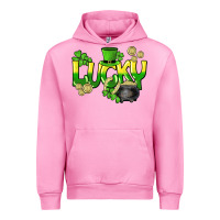 Fuchsia Pink Lucky St. Patrick's Day Urban Hoodie - HowdyJamesFarm
