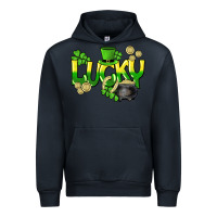 Navy Lucky St. Patrick's Day Urban Hoodie - HowdyJamesFarm