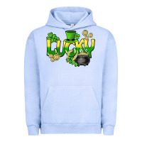 Pigment Grape Ice Lucky St. Patrick's Day Urban Hoodie - HowdyJamesFarm